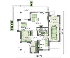 Шикарный дом с застекленными балконами и террасами