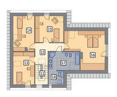 Красивый декорированный кирпичом жилой дом с гаражом и 5 спальнями