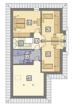 Компактный двухэтажный коттедж на 4 спальни