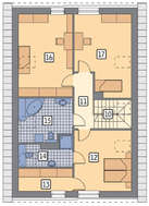 Великолепный коттедж мансардного типа с просторными верандами