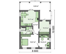 Оригинальный жилой дом для сезонного проживания