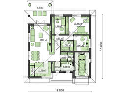 Проект коттеджа в немецком стиле