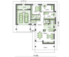 Проект роскошного жилого дома с 3-мя спальнями