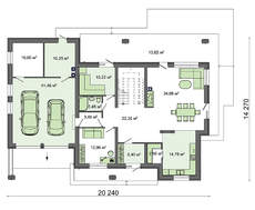 Проект коттеджа в стиле шале
