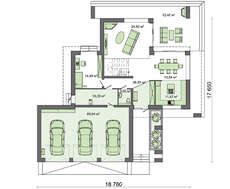 Проект современного стильного дома