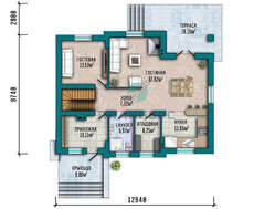 Проект шикарного особняка площадью 290 кв. м
