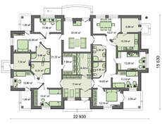 Проект просторного дома для большой и дружной семьи площадью 248 кв. м