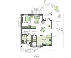 Проект современного коттеджа площадью 316 кв. м с цокольным этажом