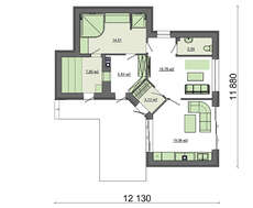 Комфортная баня в стиле минимализма
