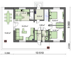 Великолепный двухэтажный коттедж с просторной лоджией