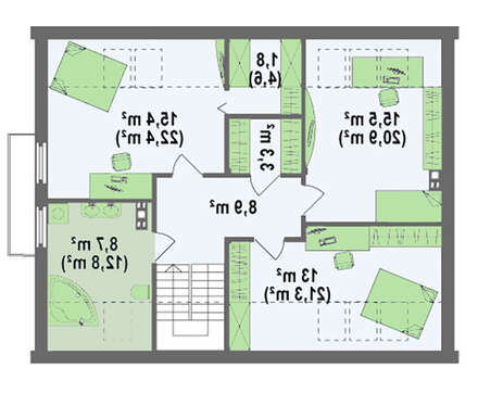 Проект комфортного дома с гаражом