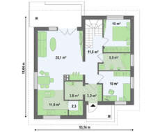 Архитектурный проект игрового домика