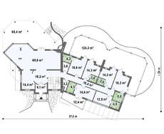 Проект частного мини отеля с бальным залом и рестораном
