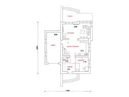 Оригинальный проект дома с мансардой и чердаком