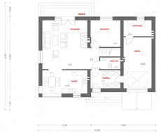 Двухэтажный просторный особняк с гаражом
