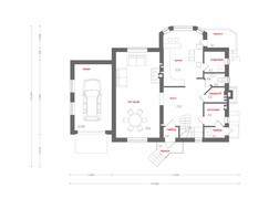 Красивая двухэтажная загородная усадьба