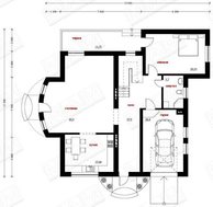 Оригинальный проект комфортного дома с мансардой