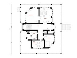 Проект представительной двухэтажной усадьбы в американском стиле