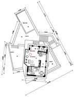 Вилла в стиле хай тек с гаражом в цокольной зоне