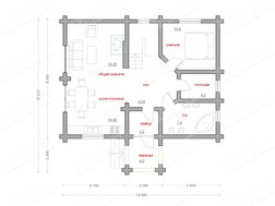 Проект деревянного дома со вторым светом