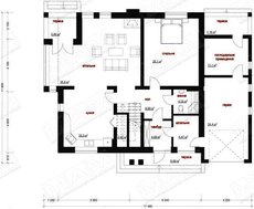 Проект двухэтажного комфортного дома с гаражом