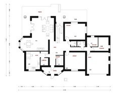 Проект просторной усадьбы со вторым светом