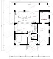 Проект очень практичного дома с мансардой и светлой террасой