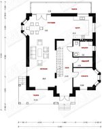 Проект небольшого поместья с цокольным этажом для участка с уклоном