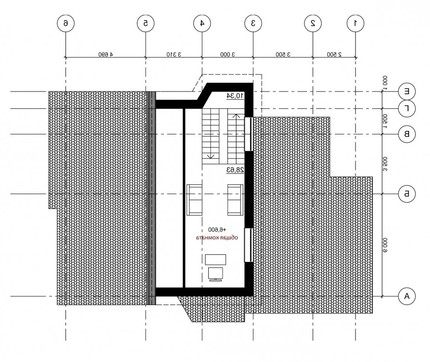 Проект оригинального коттеджа с кирпичным фасадом