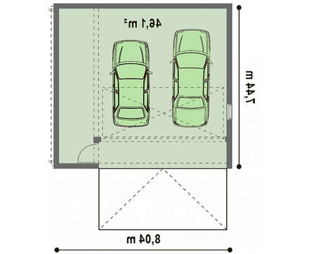 Проект современного практичного гаража из пеноблоков