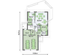 Комфортный дом с мансардой в европейском стиле