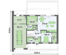 Оригинальный дом в минималистическом стиле