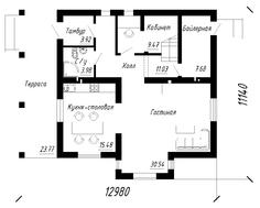 Компактный дом с мансардой