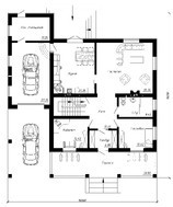 Загородный особняк с просторной террасой в классическом стиле