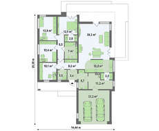 Проект дома для большой семьи