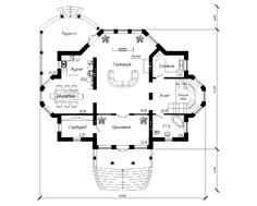 Романтичный проект небольшого красивого замка