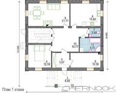 Проект роскошной двухэтажной загородной виллы