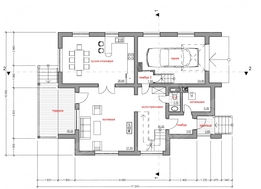 Дом с мансардой 10 на 17