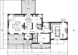 Проект загородного дома 300 m²