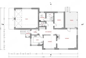Архитектурный проект недорогого в строительстве 2х этажного дома