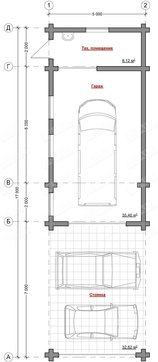 Проект удобного гаража с деревянным фасадом