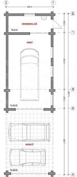 Проект удобного гаража с деревянным фасадом