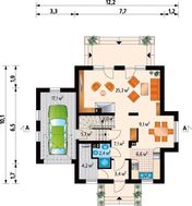 Изысканный загородный коттедж с площадью 160 m²