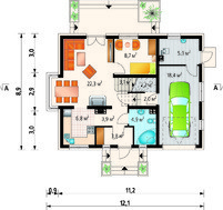 Проект стильного дома с верандой и балконами