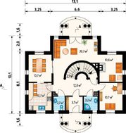 Особняк классического стиля с колоннами
