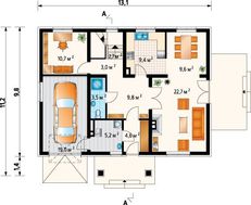 Проект индивидуального особняка с деревянными деталями