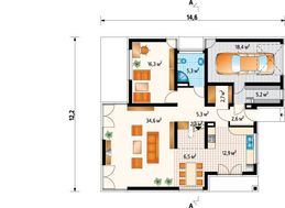 Стильный особняк с оригинальным дизайнерским проектом
