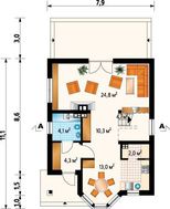 Проект загородной усадьбы с четырьмя спальнями для небольшой семьи