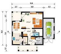 Проект роскошной загородной усадьбы с шестью спальнями