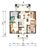 Современный дом с шестью спальнями